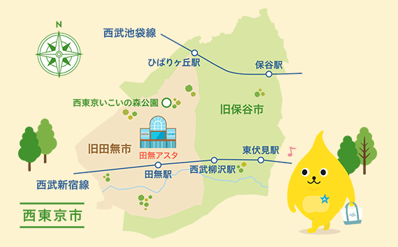 西東京市　MAP