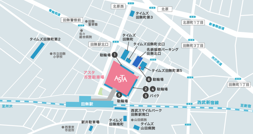 駐輪場- マップ